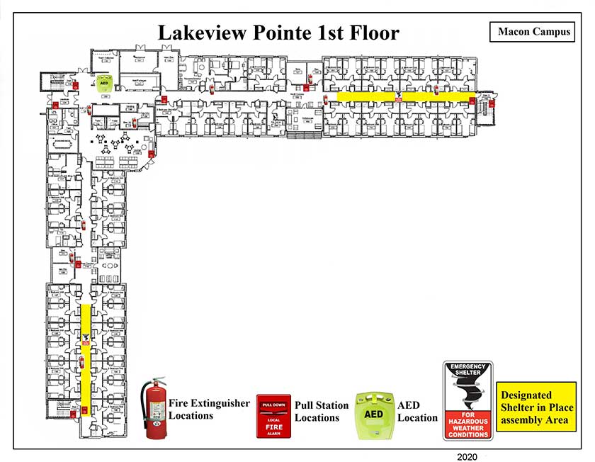 Lakeview Pointe 1st Safety Diagram